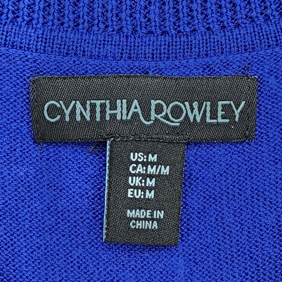 Cynthia Rowley Women's 100% Merino Wool Pullover Sweater - M - Picture 3 of 6